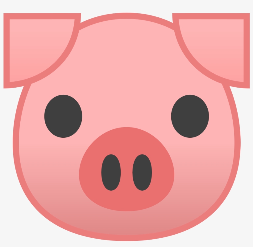 Pig Face Png - Puerco Emoji, transparent png