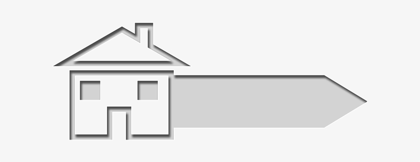 Arrow, Direction, House, Home, Icon - Real Estate, transparent png