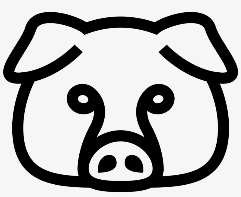 Pig Face Outline - Nation Of Sheep Ruled By Wolves Owned, transparent png