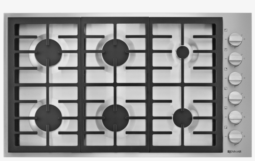 Oven Clipart Top View - Jenn Air Jgc7636bp, transparent png