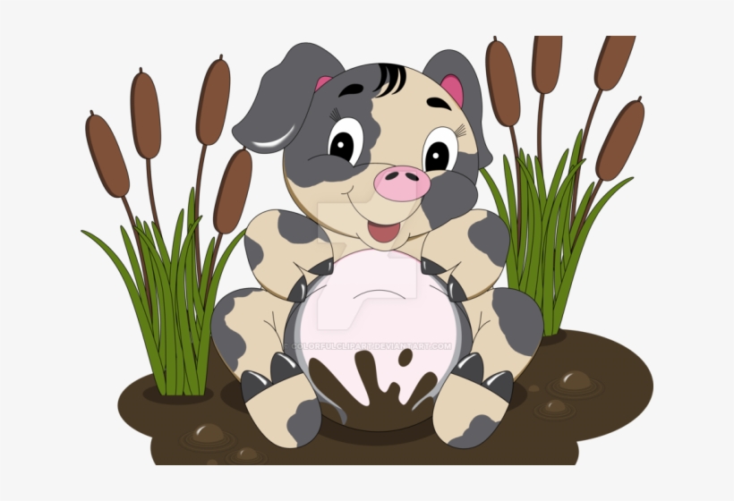 Mud Clipart Pig Face - Mud Clipart Png, transparent png