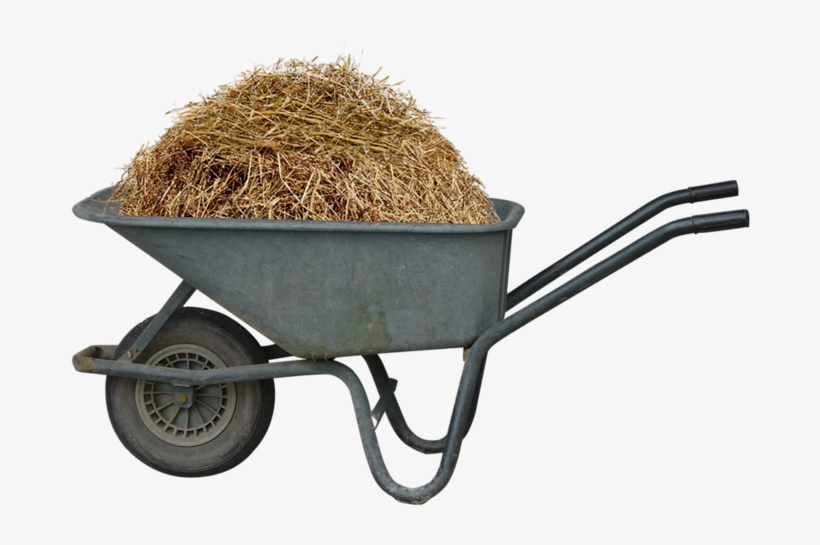 Hay Cart 651 Kb - Wheelbarrow, transparent png
