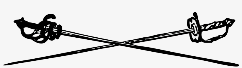 Saber Download Sword - Crossed Swords Vector Png, transparent png