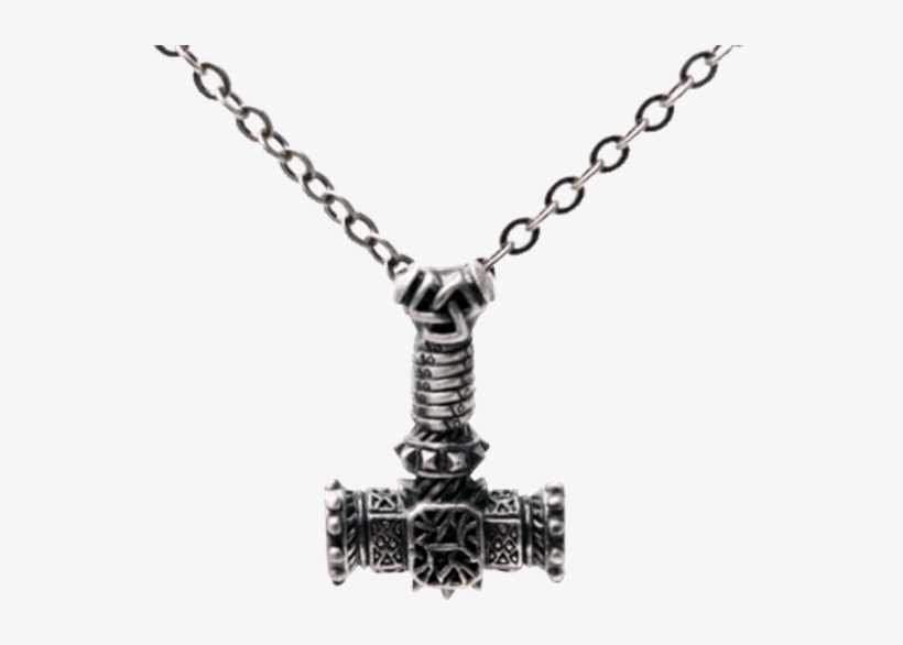 Thor's Hammer Necklace - "thor's Hammer Necklace", transparent png