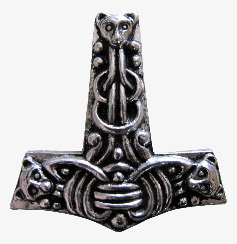 Faroese Thor's Hammer Pendant - Viking Jewellery Png, transparent png