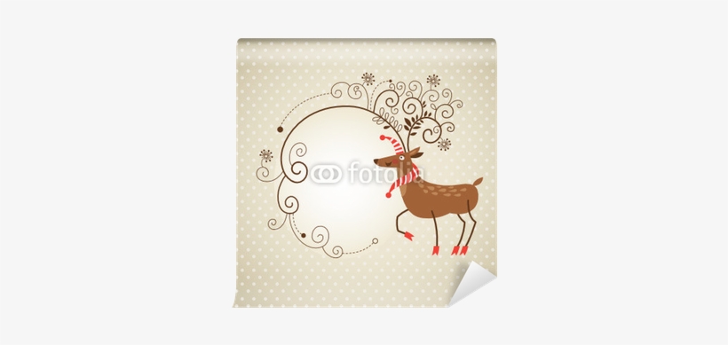 Christmas Deer, Greeting Card - Christmas Day, transparent png