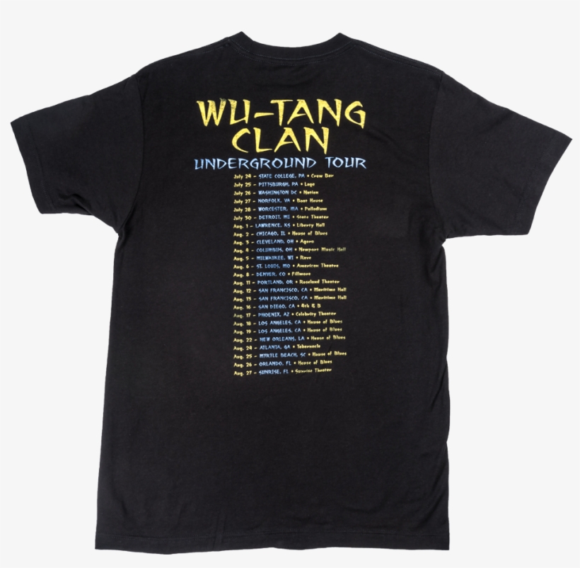 Wu Tang Clan Underground Tour T Shirt - Wu-tang Clan T-shirt Logo, transparent png