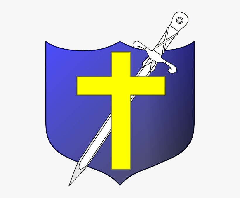 Shield With Cross And Sword, transparent png