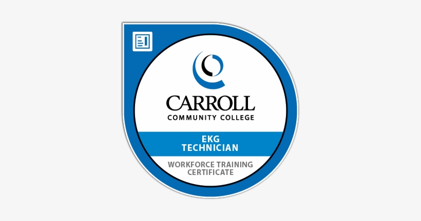 Digital Badge Ekg Technician - Carroll Community College, transparent png