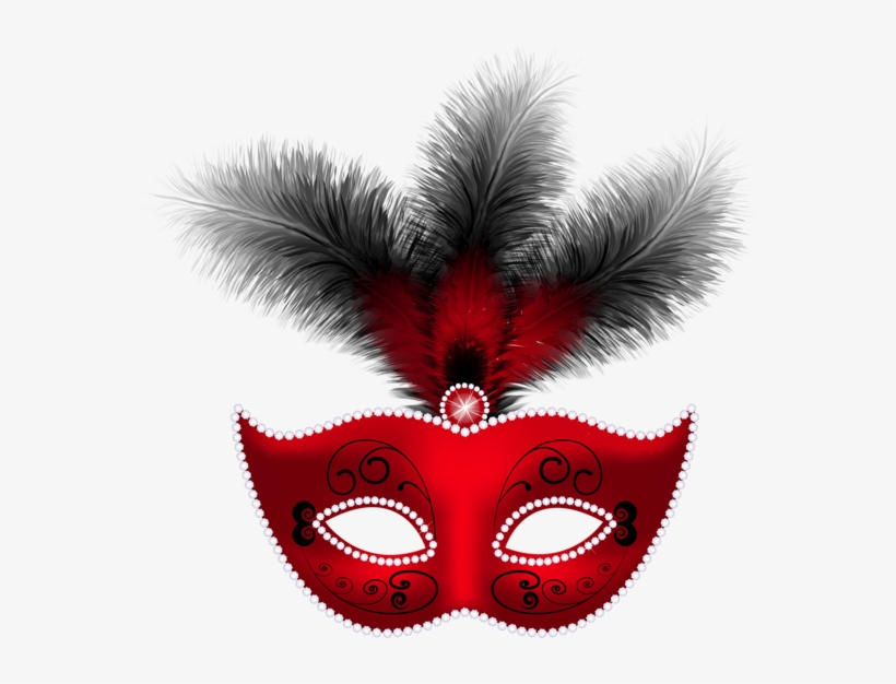 Red Masquerade Mask Vectors, transparent png
