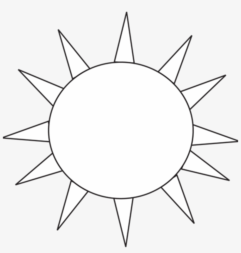 Black And White Sun For Letter S Clip Art Black And - Moolchand Hospital Logo, transparent png
