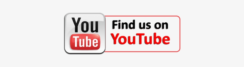 Find Us On Youtube - Youtube, transparent png
