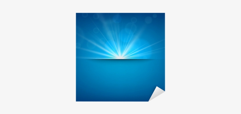 Blurry Blue Background With Lens Flare - Lens Flare, transparent png