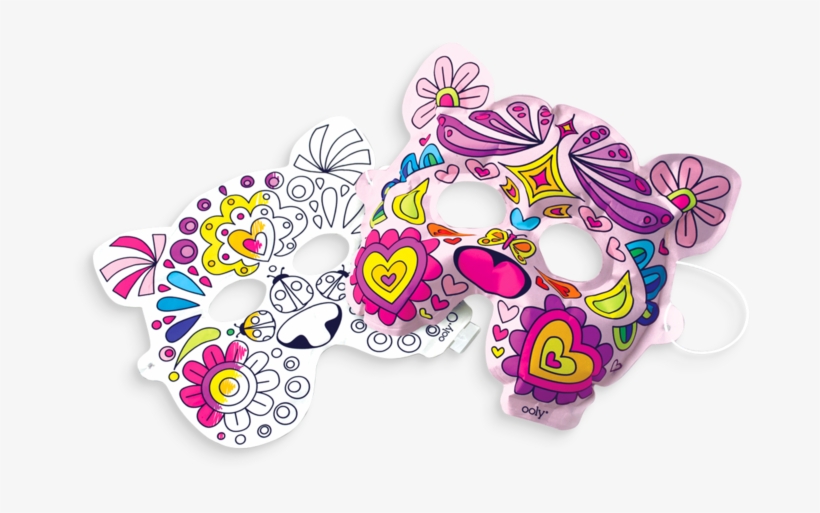 3d Colorables Creative Critter Masks - 3d Craft Kits By Ooly - 3d Colorables: Creative Critter, transparent png