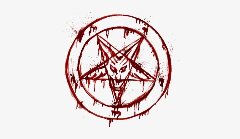 Transparent Pentagram Evil - Bloody Pentagram, transparent png