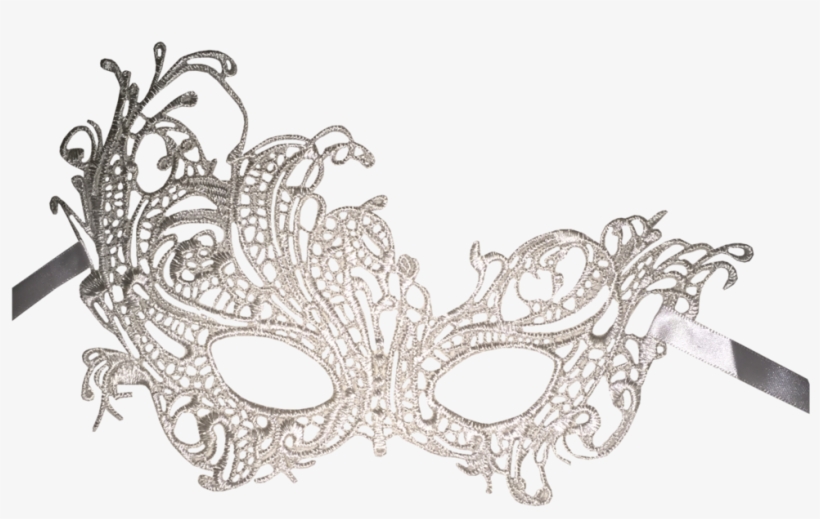 Masquerade Silver Png - Masquerade Silver Lace Mask Png, transparent png