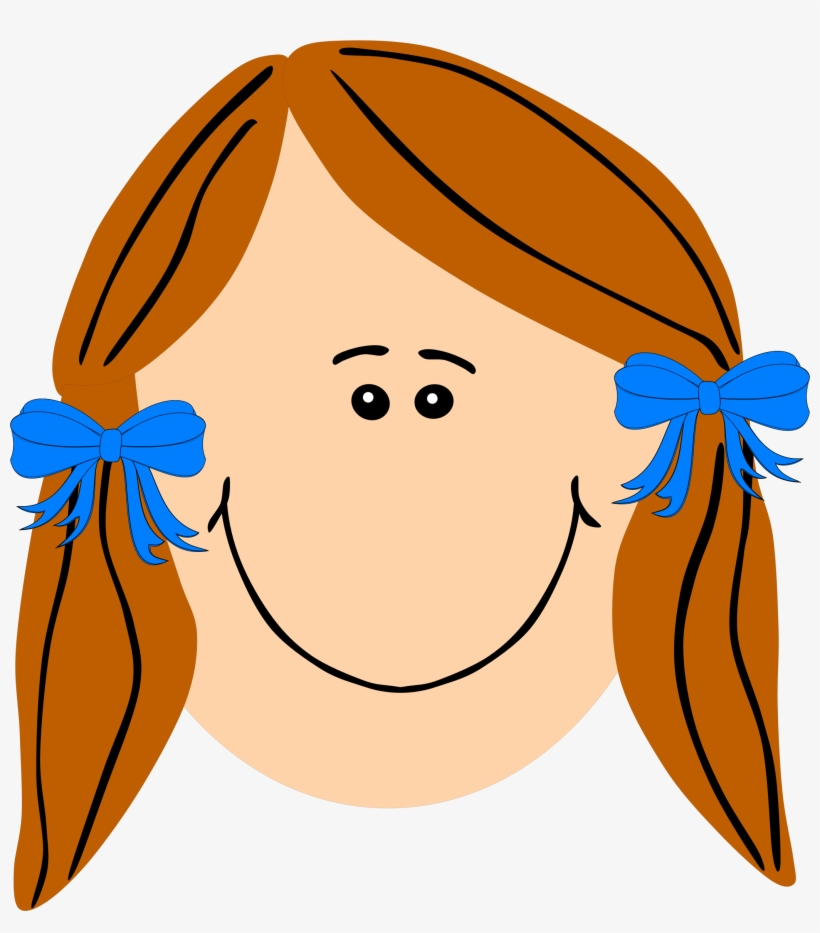 Ginger Girl With Long Hair Icons Png - Clip Art, transparent png