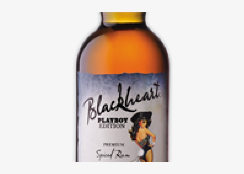 Playboyrum - Blackheart Premium Spiced Rum - 750 Ml Bottle, transparent png