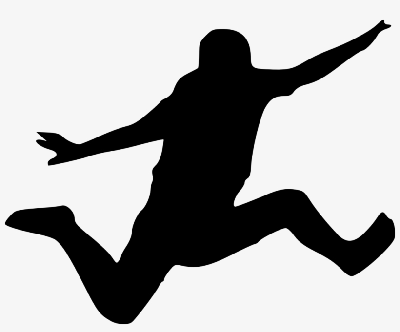 Png File Size - Jumping Silhouette With Transparent, transparent png