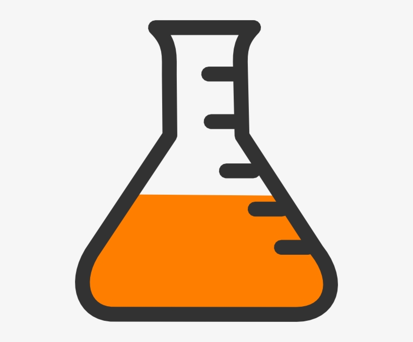 Black And White Image Of Lab Clipartoons - Beaker Clipart, transparent png
