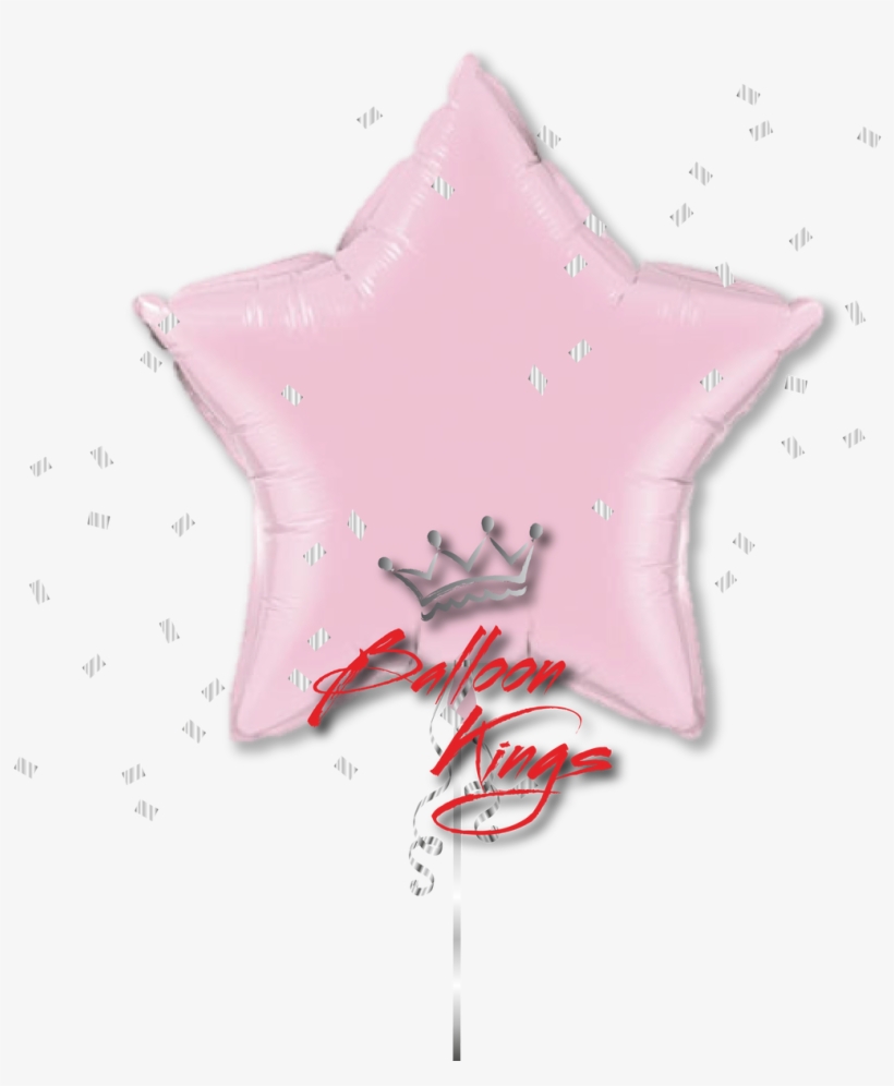 Large Pearl Pink Star - Yellow, transparent png