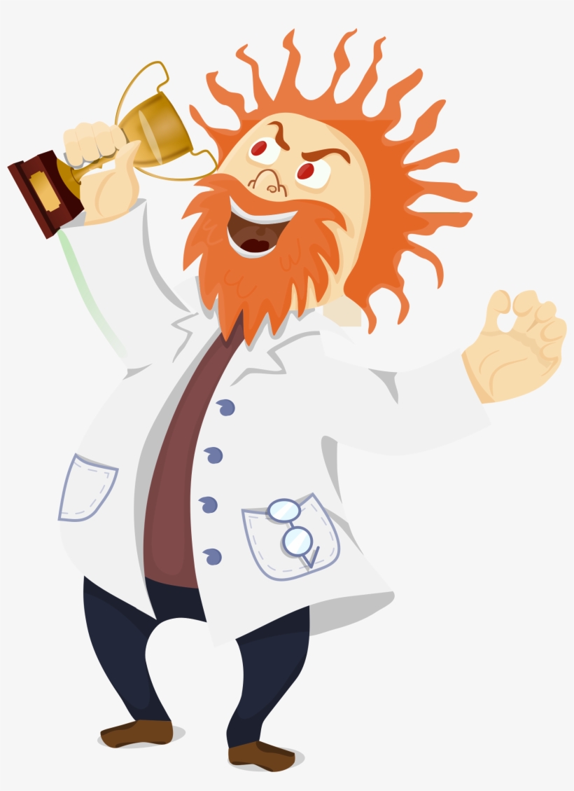 Mad Scientist Science Laboratory Download Free Commercial - Scientist Png, transparent png