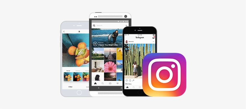 Instagram Advertising - Instagram On Mobile Png, transparent png