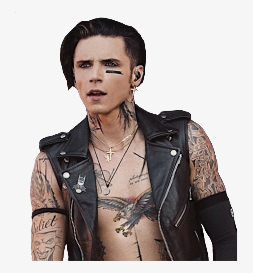 Andy Andybiersack Andysixx Andyblack - Andy Biersack, transparent png