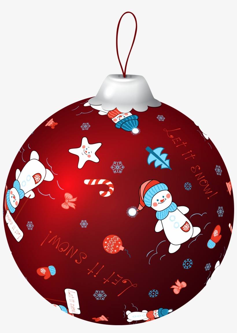 Red Christmas Balll Ornaments, transparent png