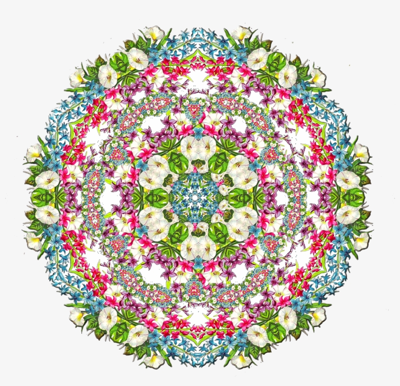 Floral Wreath Tile Background Image 1319194 - Insect Mandala, transparent png