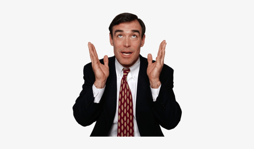 Looking Up Businessman - Businessman Ok Png, transparent png