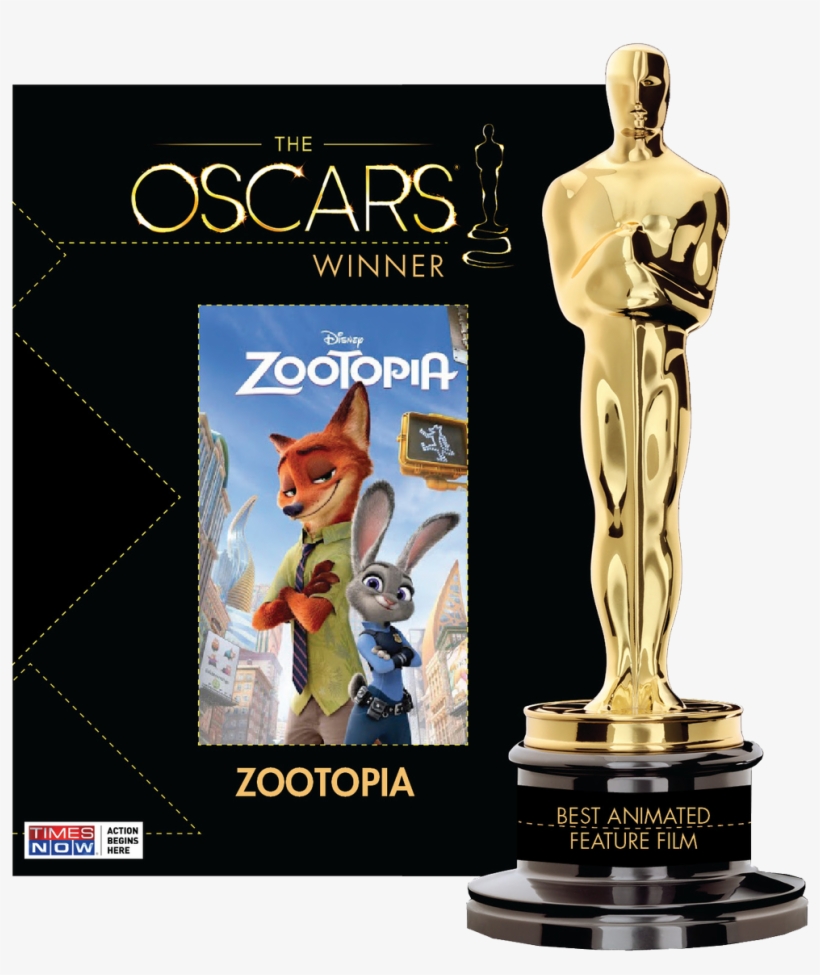 Academy Award For The Best Animated Feature Film Goes - Oscar Award, transparent png