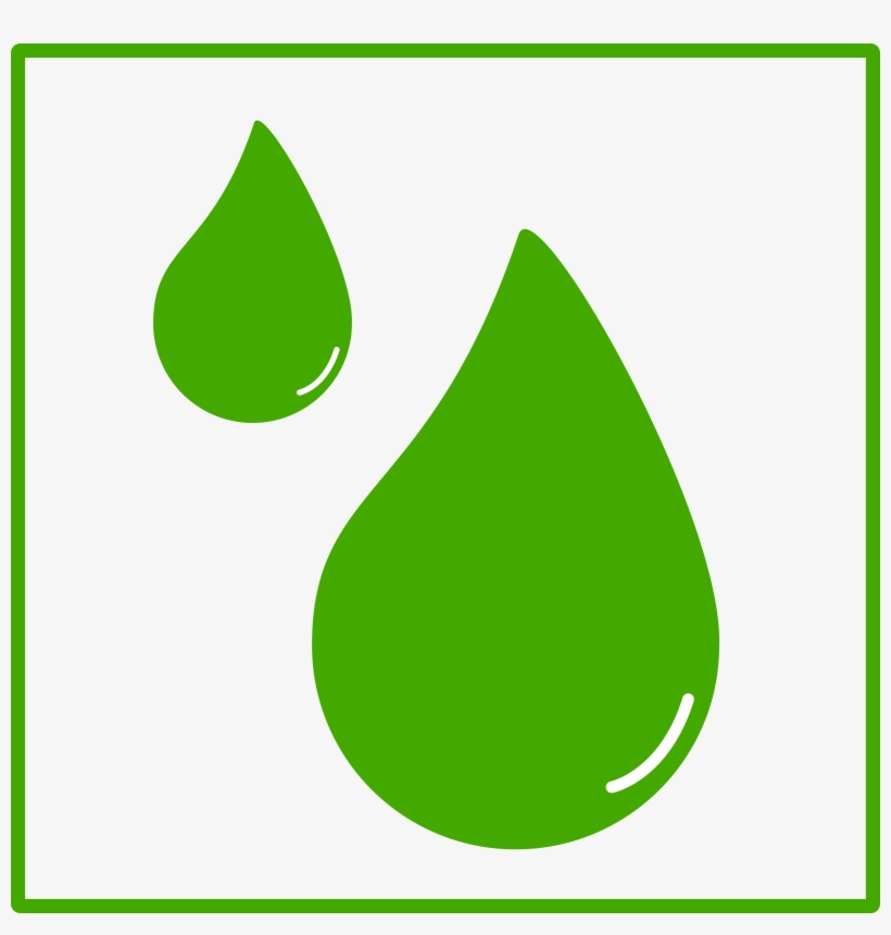 Green Drop Of Water, transparent png