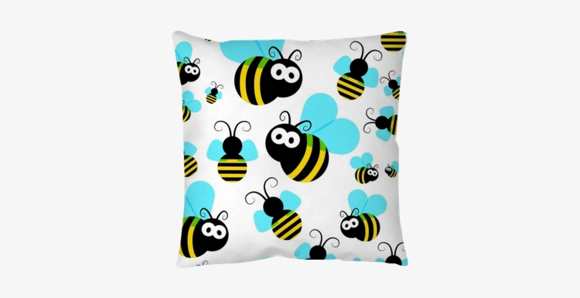 Bee Seamless Pattern - Bee, transparent png