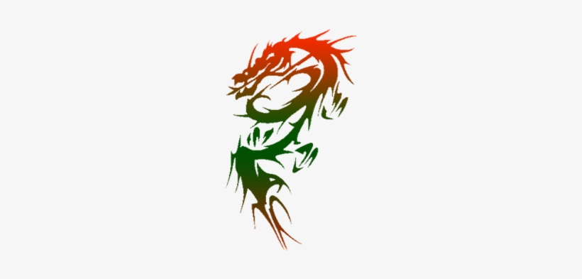 New Png Colorized Tattoo Designs For - Dragon, transparent png