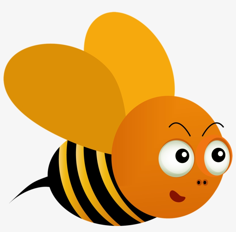 Bee,insect,nature,animal - Con Ong Hoạt Hình, transparent png