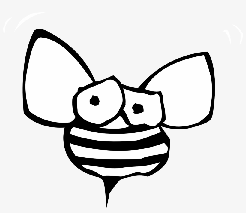 Bee Black And White Bee Clipart Black And White Free - Bee Clipart Black And White Transparent, transparent png