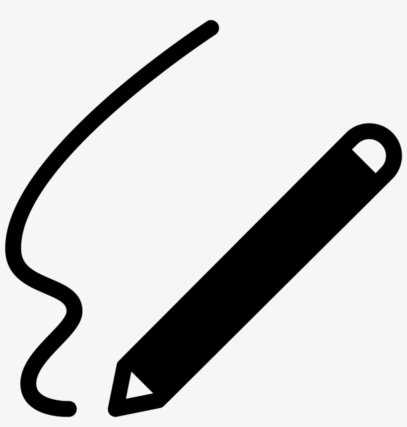 There Is A Squiggly Line Heading Downwards, And Where - Icon, transparent png