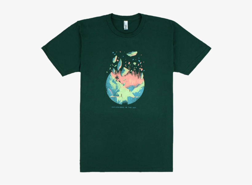 Explosions In The Sky Dissolve Forest Green Tee - Explosions In The Sky-women's Xs, transparent png