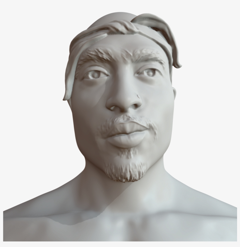 2 Pac Sculpture, transparent png