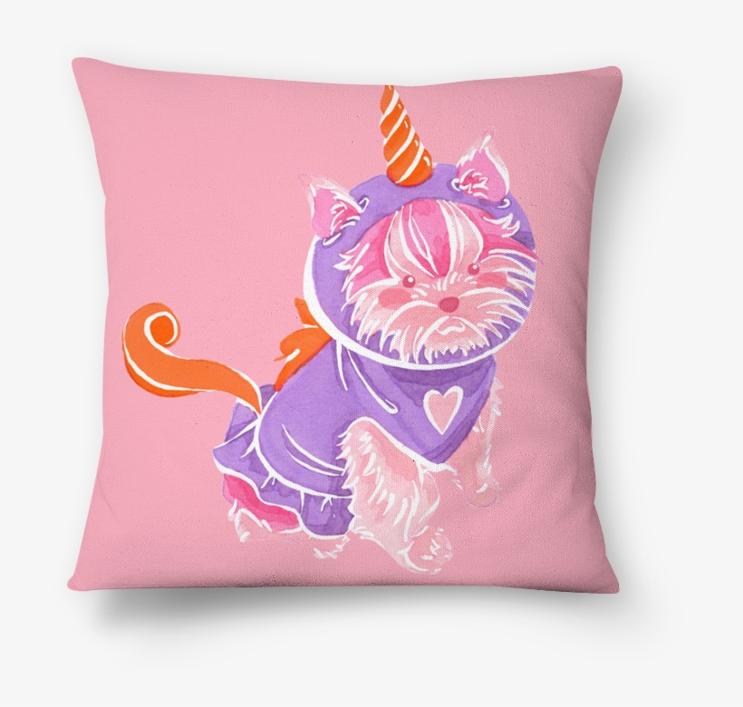 Almofada Yorkie Unicorn De Jan Janna - Yorkshire Terrier, transparent png