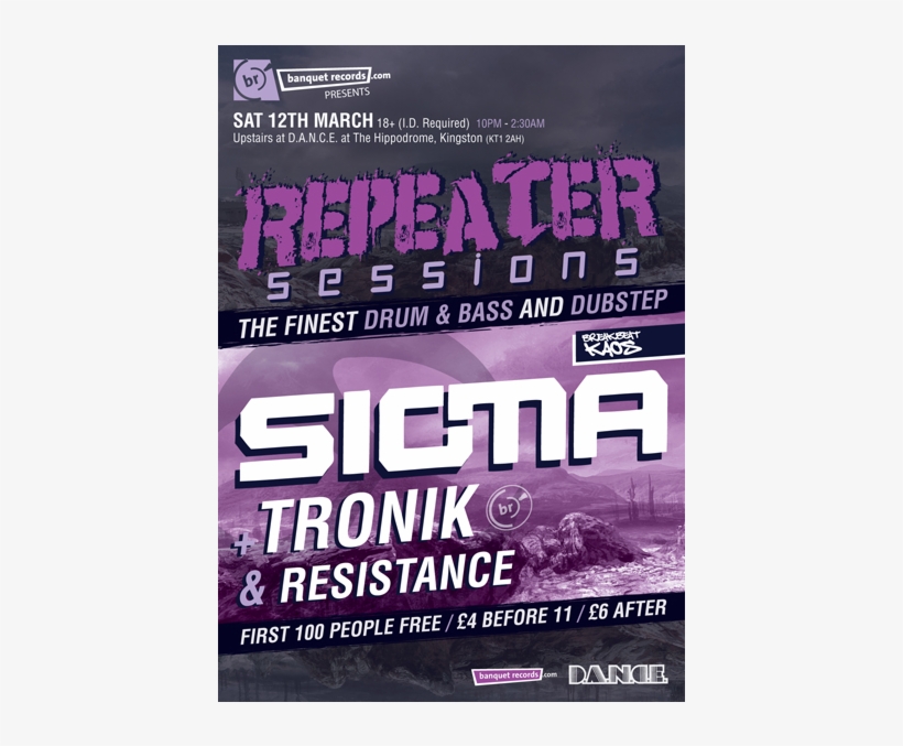 Sigma / Repeater Saturday 12th March At Repeater Sessions - Fallout 3 Concept Art, transparent png