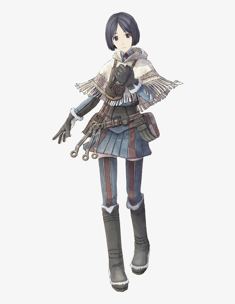 397kib, 555x1000, File - Isara Valkyria Chronicles Game, transparent png