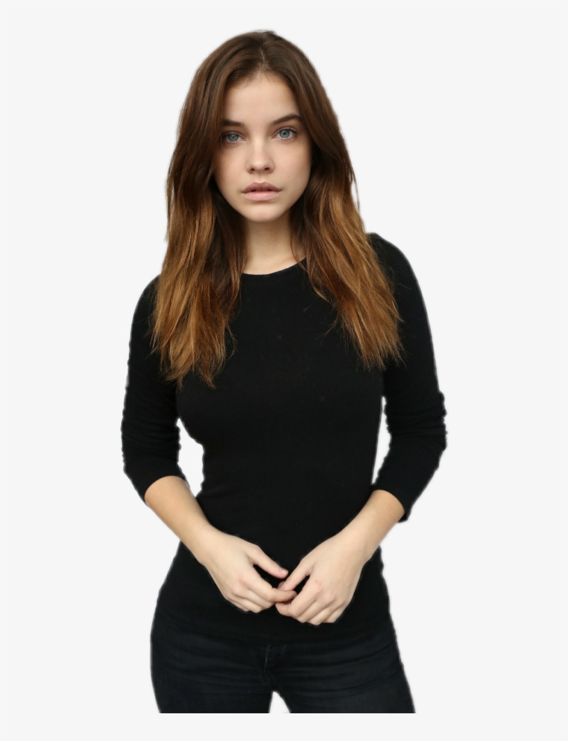Barbara Palvin Black Outfit, transparent png