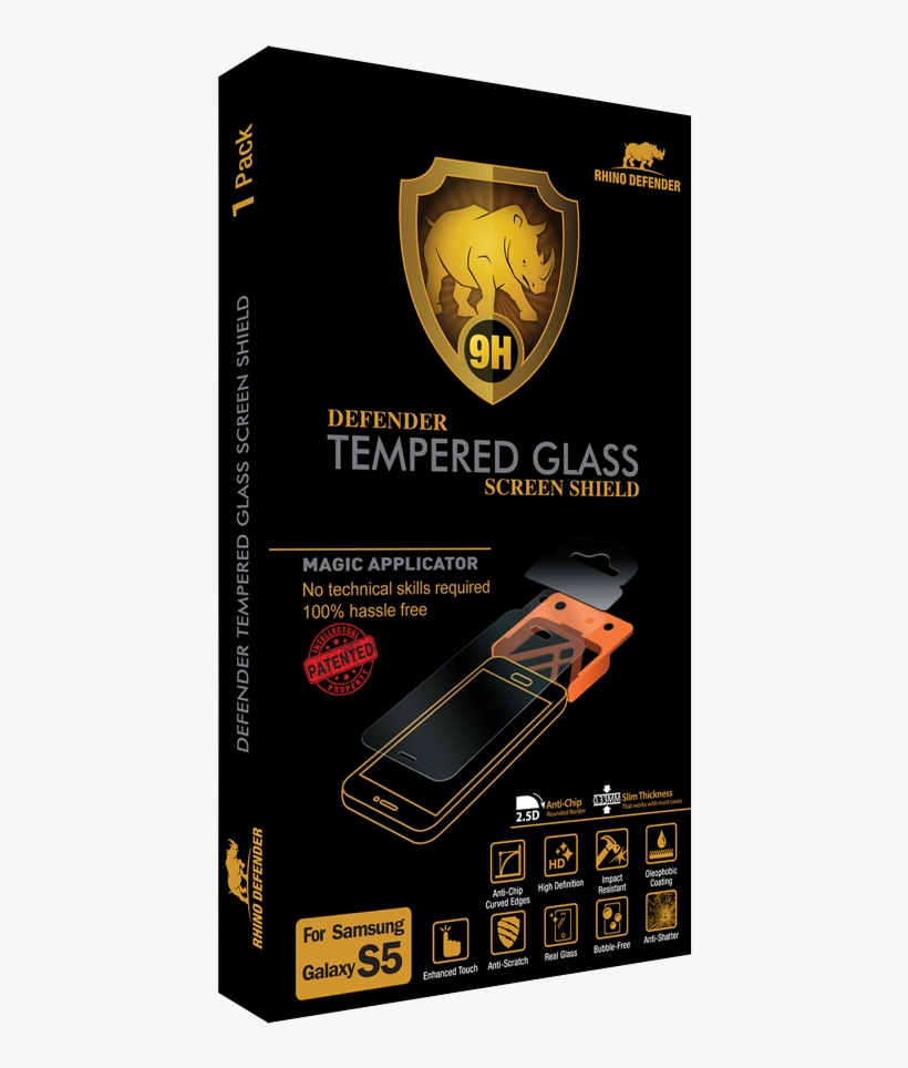 Hd Clear Tempered Glass With Applicator For Samsung, transparent png