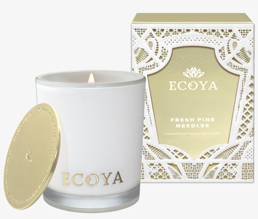 Fresh Pine Needles Mini Madison Lit With Lid Overlapping - Christmas Candles Nz, transparent png