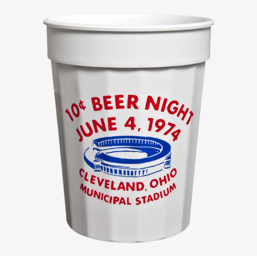Homage Cleveland 10¢ Beer Night Plastic Stadium Drinking - 10 Cent Beer Night Cup, transparent png