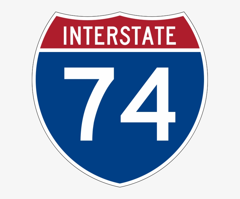 I-74 Ramp To State Street Will Close For Construction - Interstate 74 Sign, transparent png