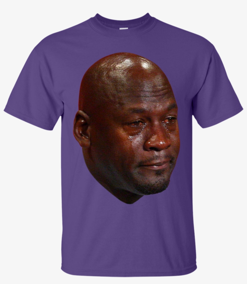 Crying Jordan T-shirt - Lavar Ball Vs Michael Jordan, transparent png