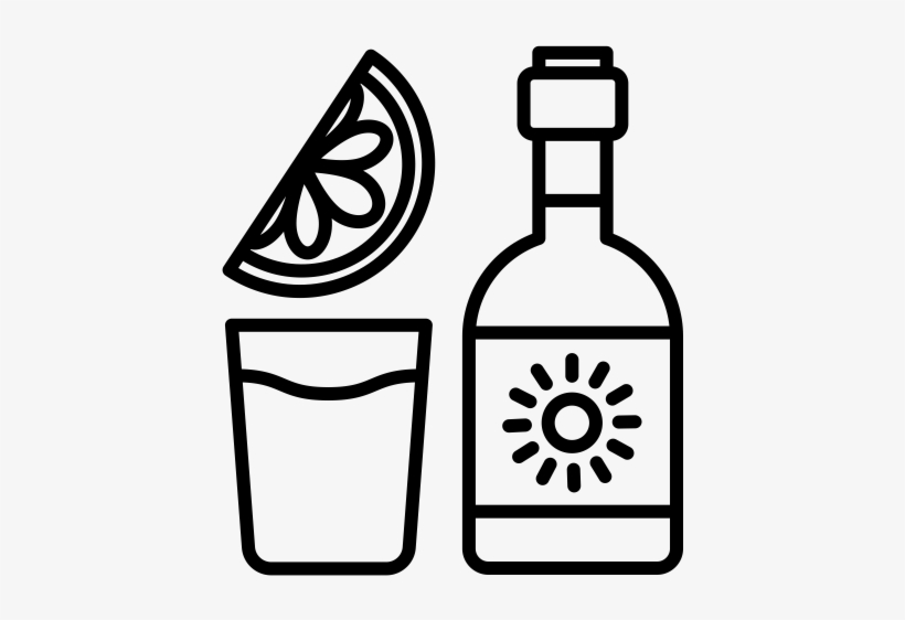 Tequila Shot Rubber Stamp - Coloring Sunscreen, transparent png